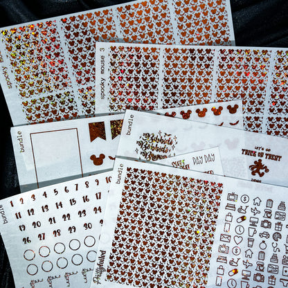 Spooky Mouse Bundle | Foiled Halloween Sticker Bundle