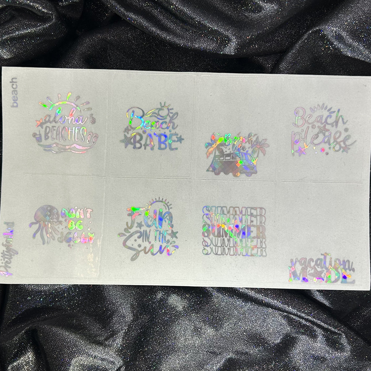 Beach | Foiled Quote
