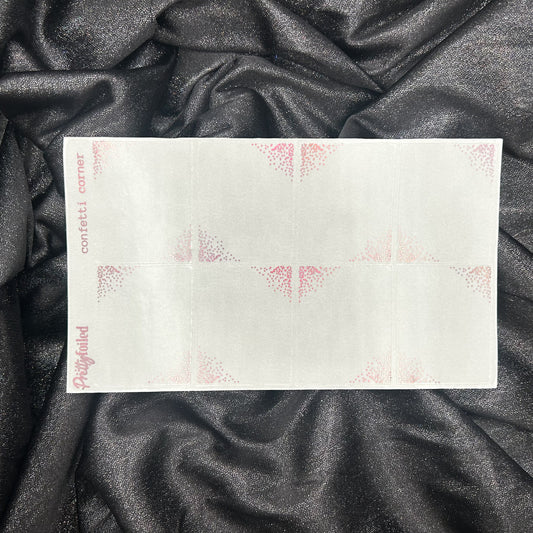 Corner Confetti | Foiled Overlay