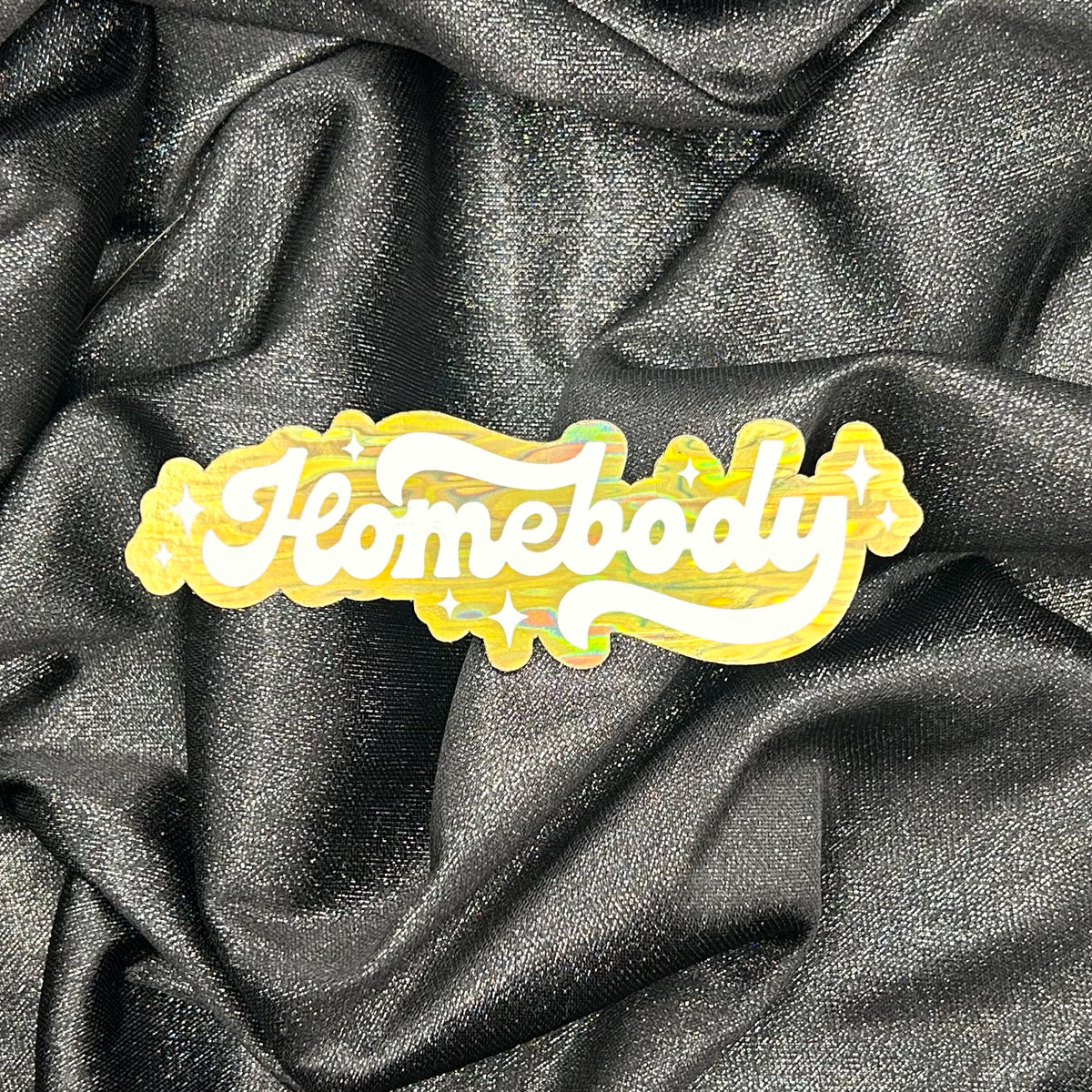 Homebody | Foiled Die Cut Sticker