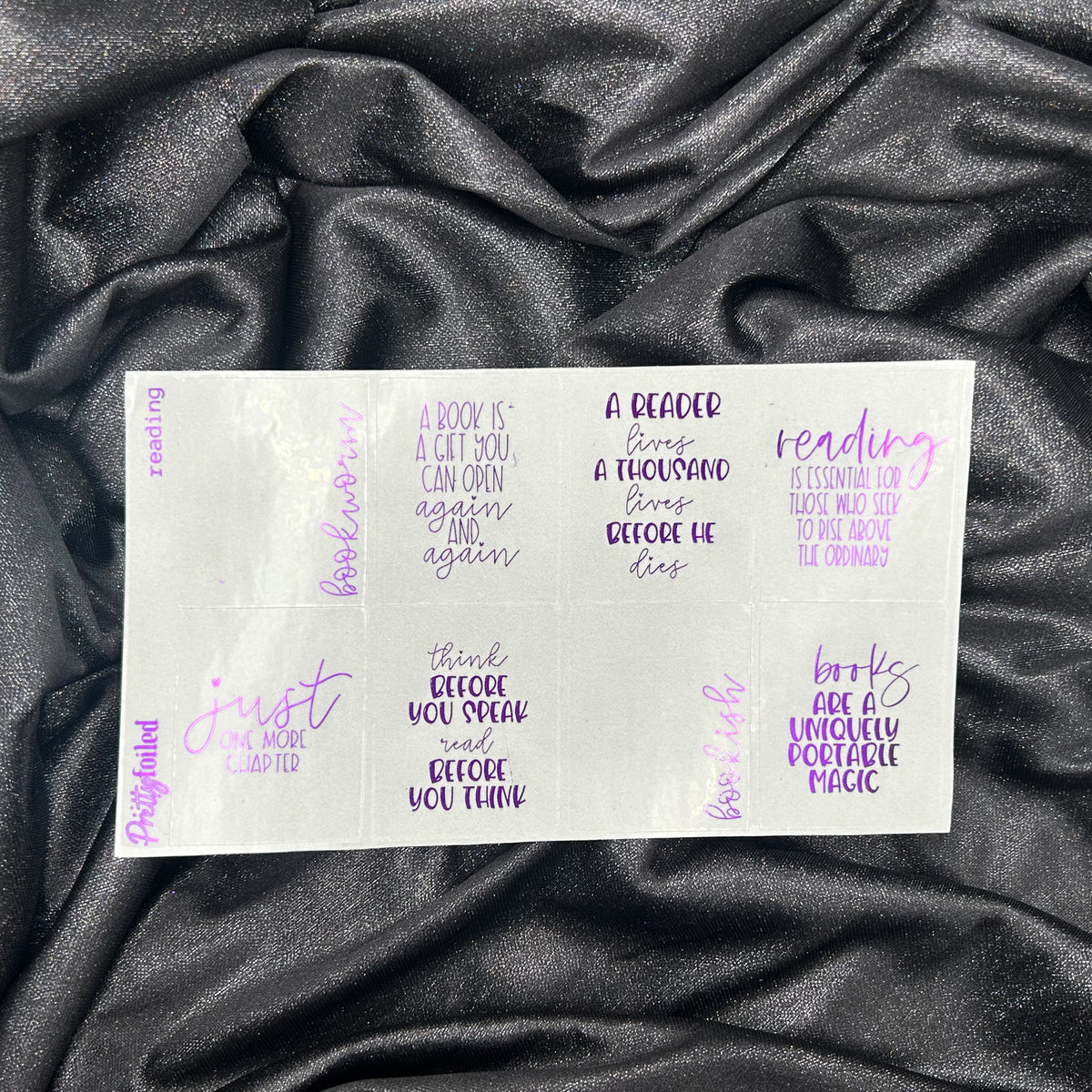 Reading | Foiled Quote