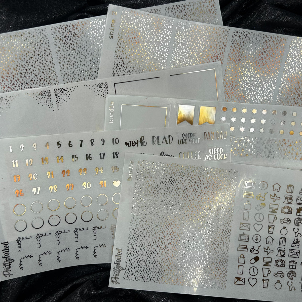 Shine Bundle | Foiled Sticker Bundle