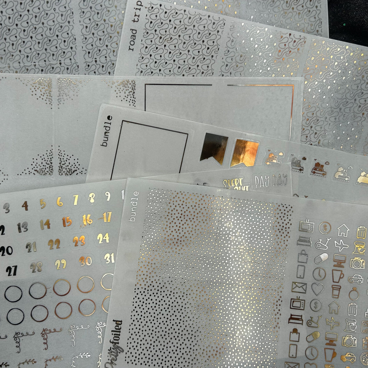 Road Trip | Foiled Sticker Bundle