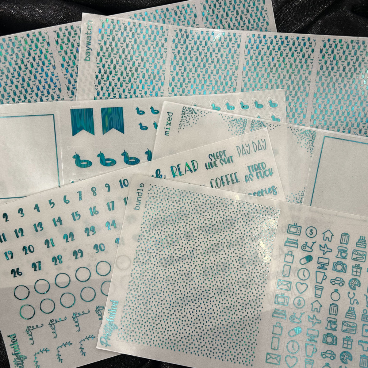 Pool Day | Foiled Sticker Bundle