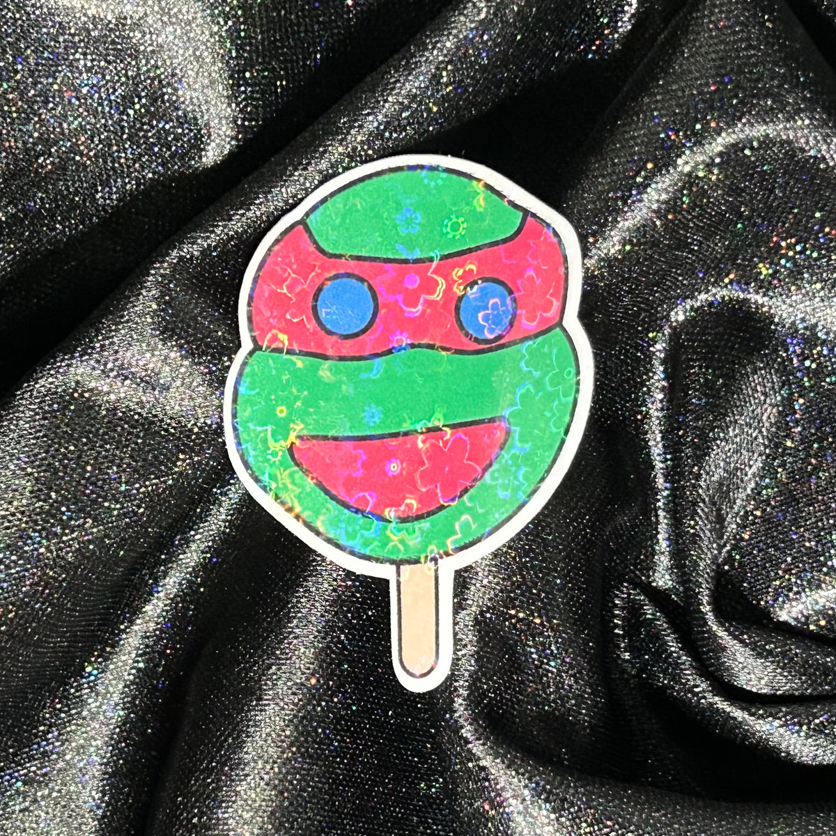Turtle Pop | Holographic Die Cut