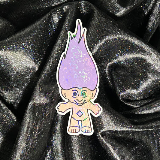 Troll | Holographic Die Cut