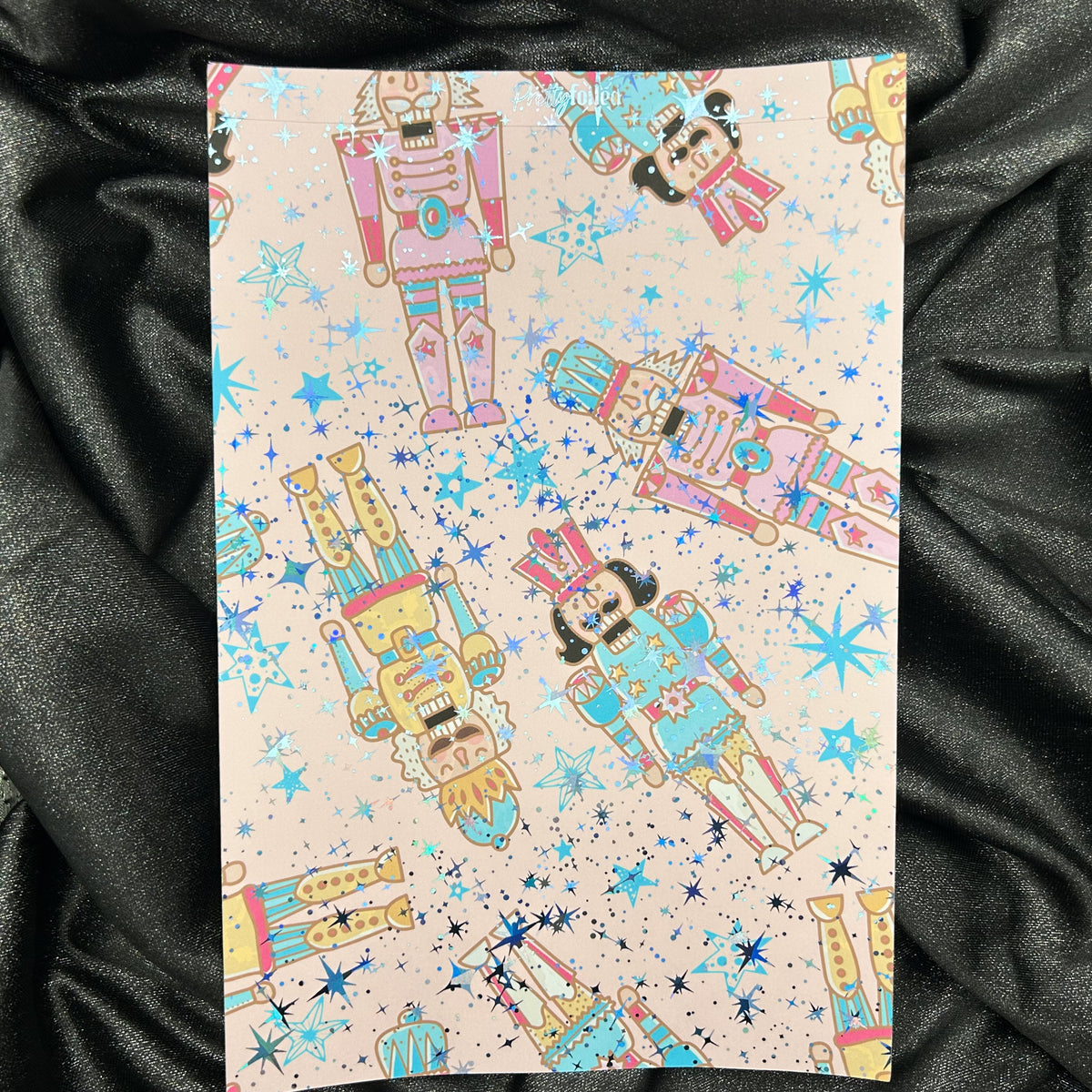 Nutcracker | Holiday Foiled A5 Background Paper