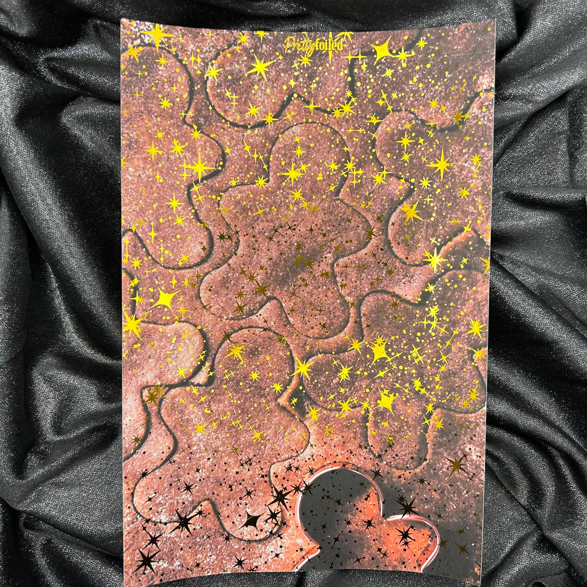 Gingerbread | Holiday Foiled A5 Background Paper