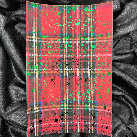 Tartan | Holiday Foiled A5 Background Paper