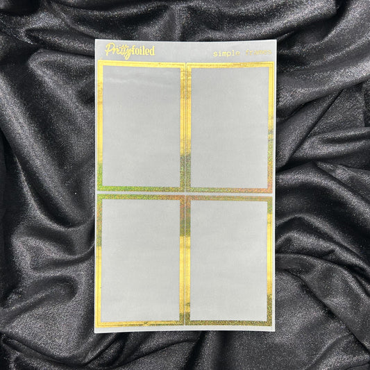 Simple Frames | Foiled Deco