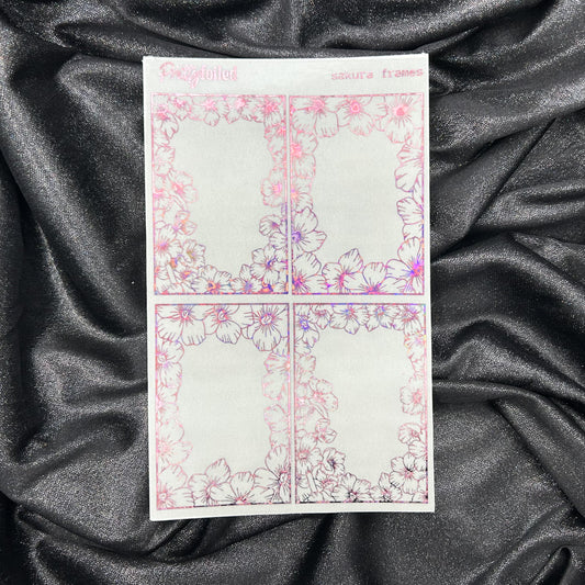 Sakura Frames | Foiled Deco