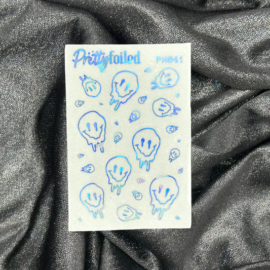 Drippy Smile - Pretty Mini 041 | Foiled Deco