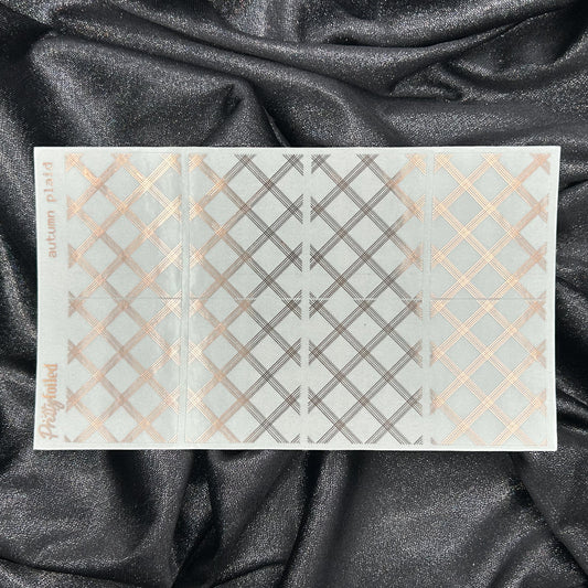 Autumn Plaid | Foiled Underlay