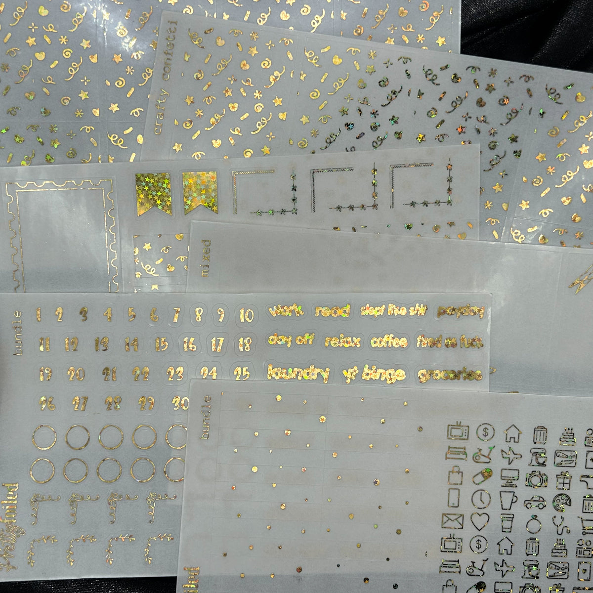 Crafty Bundle | Foiled Sticker Bundle