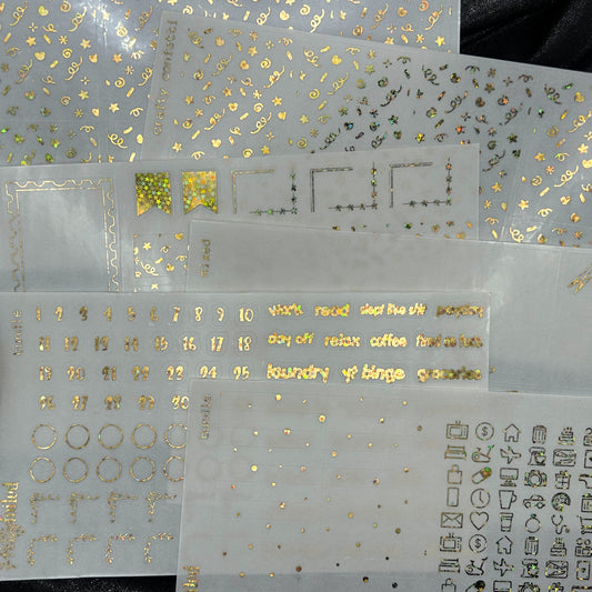 Crafty Bundle | Foiled Sticker Bundle
