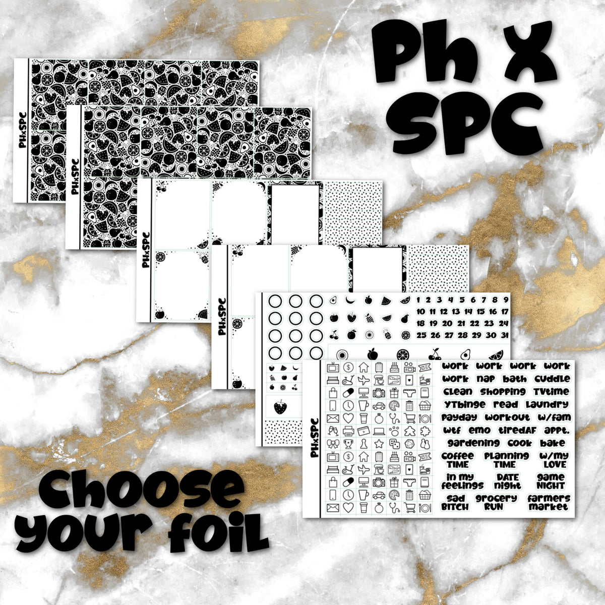 SPC x PH Collab 8 Fruity | Foiled Bundle