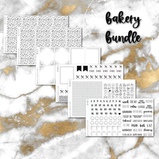 Bakery Bundle | Foiled Sticker Bundle