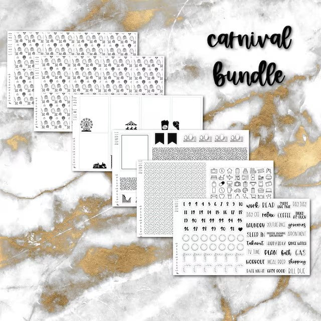 Carnival | Foiled Sticker Bundle