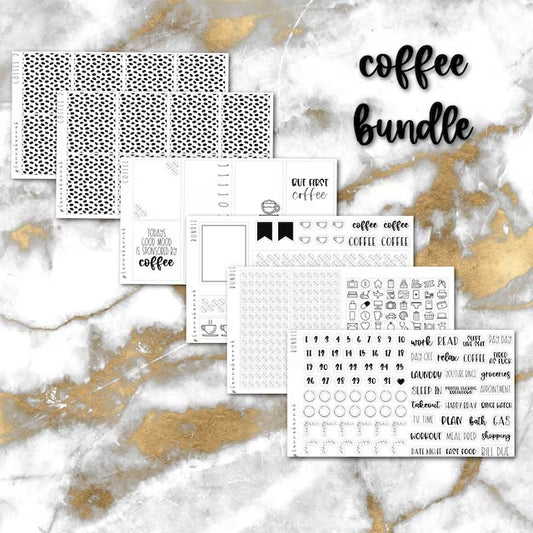 Coffee Bundle | Foiled Sticker Bundle