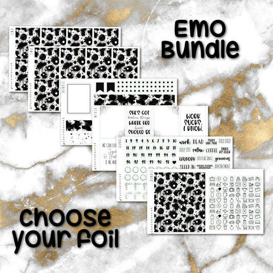 Emo | Foiled Sticker Bundle