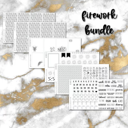Firework Bundle | Foiled Sticker Bundle
