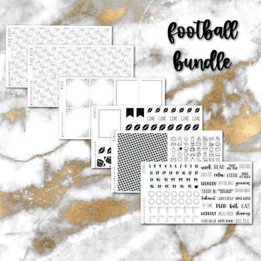 Football Bundle | Foiled Sticker Bundle