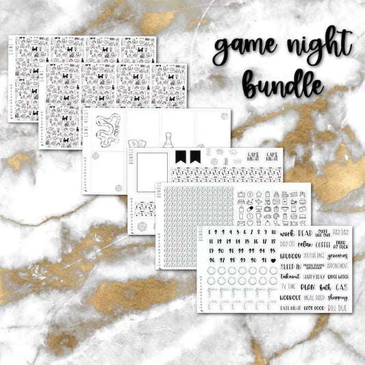 Game Night Bundle | Foiled Sticker Bundle
