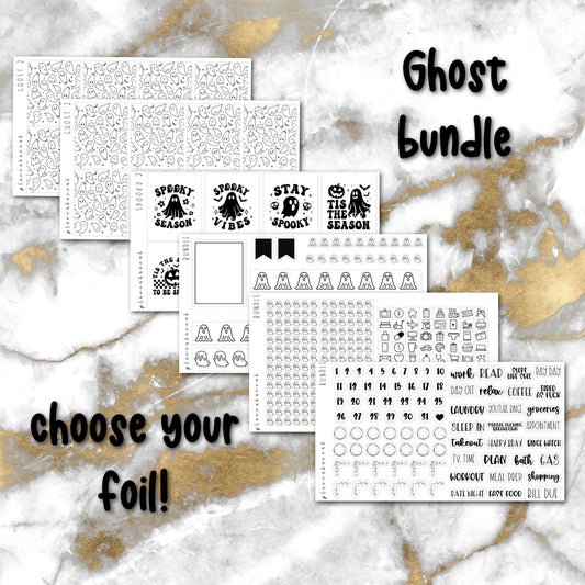 Ghost Bundle | Foiled Halloween Sticker Bundle