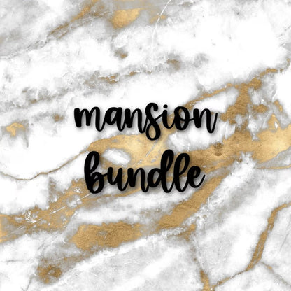 Mansion Bundle | Foiled Sticker Bundle