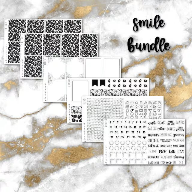 Smile Bundle | Foiled Sticker Bundle
