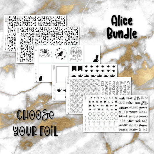 Alice | Foiled Fandom Sticker Bundle