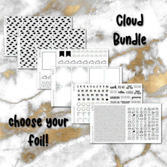 Cloud | Foiled Sticker Bundle