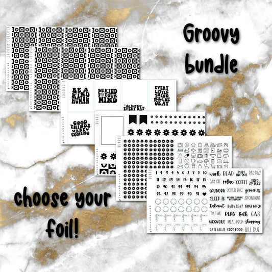 Groovy Bundle | Foiled Sticker Bundle