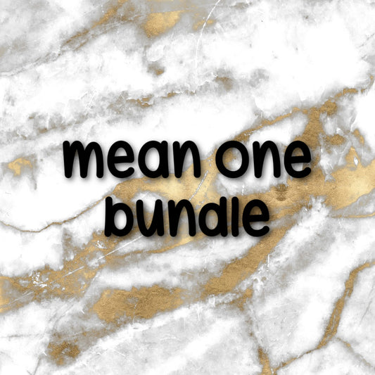 Mean One | Foiled Holiday Sticker Bundle