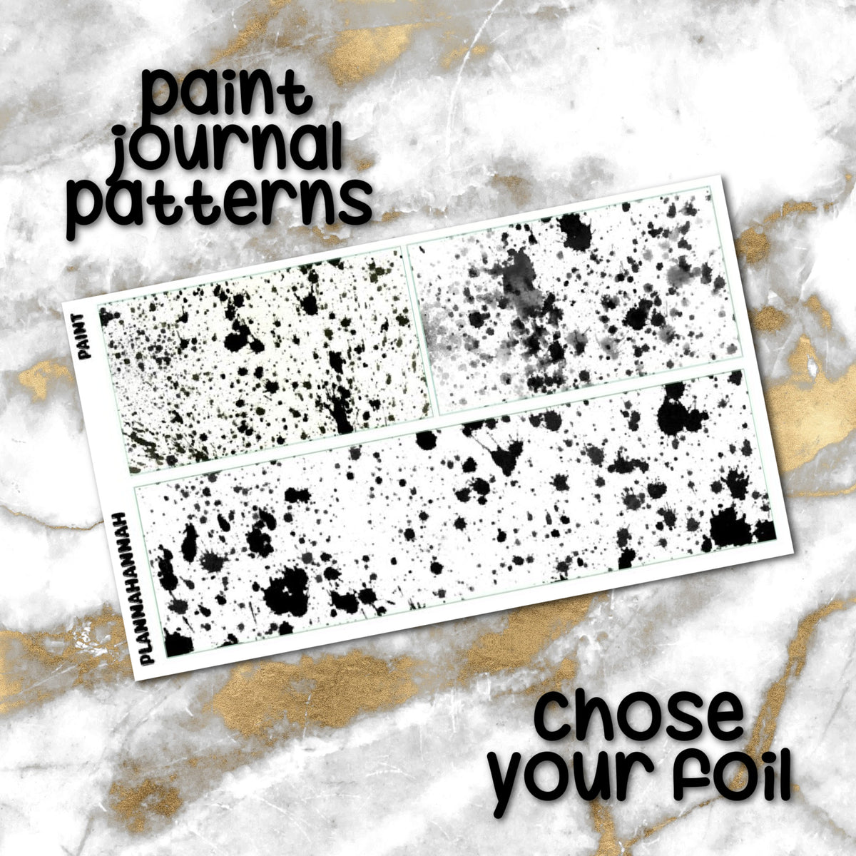 Paint | Foiled Journaling Patterns