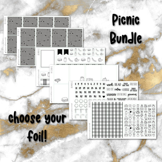 Picnic | Foiled Sticker Bundle