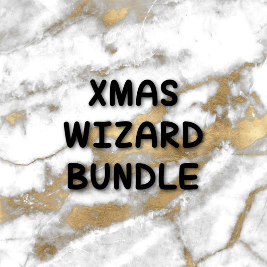 Wizard Xmas | Foiled Holiday Sticker Bundle