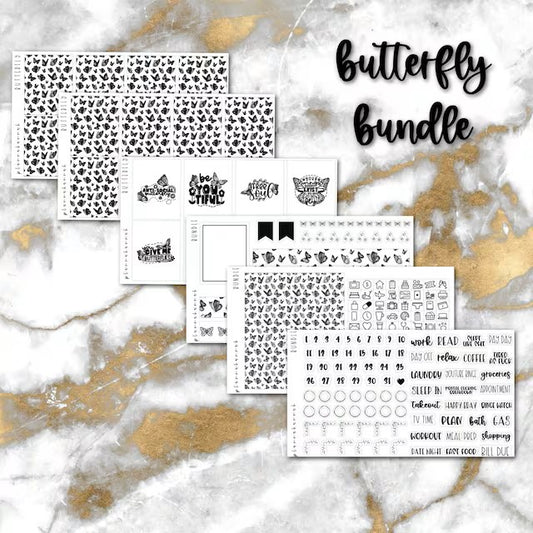Butterfly Bundle | Foiled Sticker Bundle