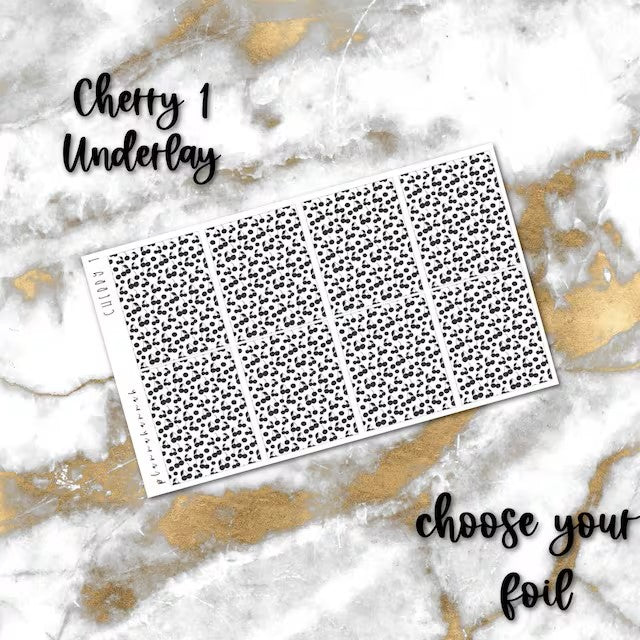 Cherry 1 | Foiled Underlay