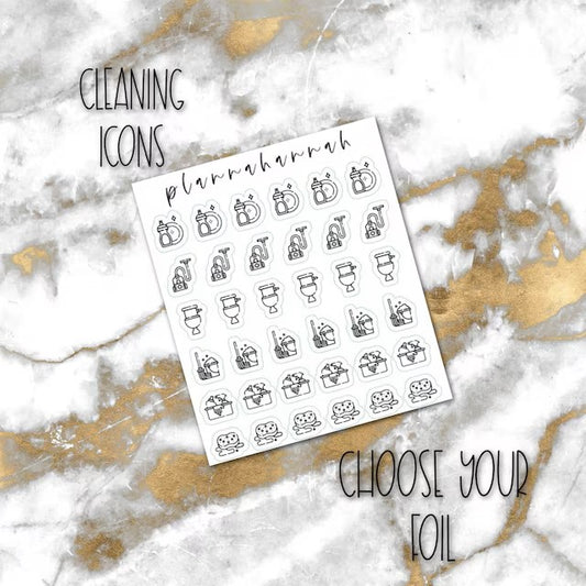 Cleaning | Foiled Icon Sampler