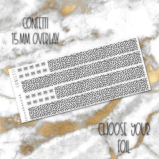 Confetti | 15mm Washi Overlay