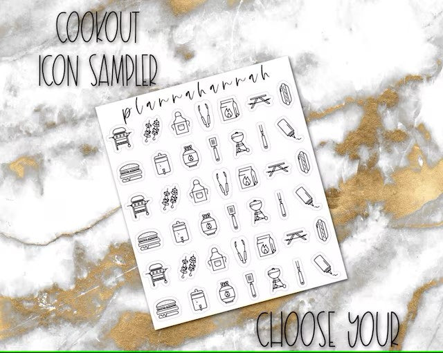 Cookout | Foiled Icon Sampler