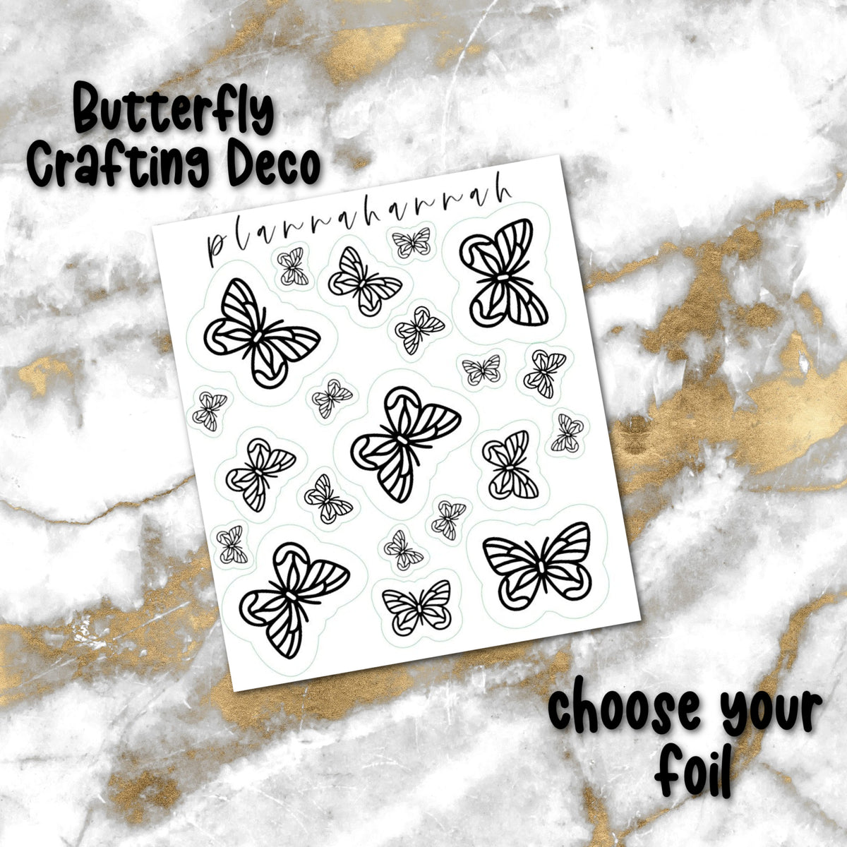 Butterfly | Foiled Crafting Deco