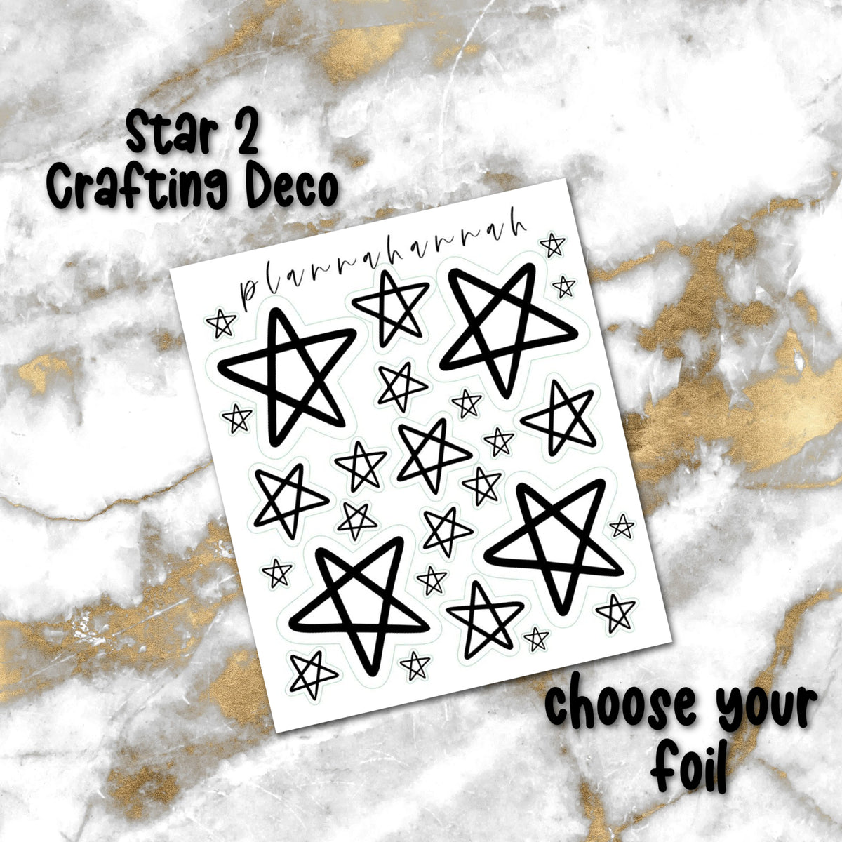 Star 2 | Foiled Crafting Deco