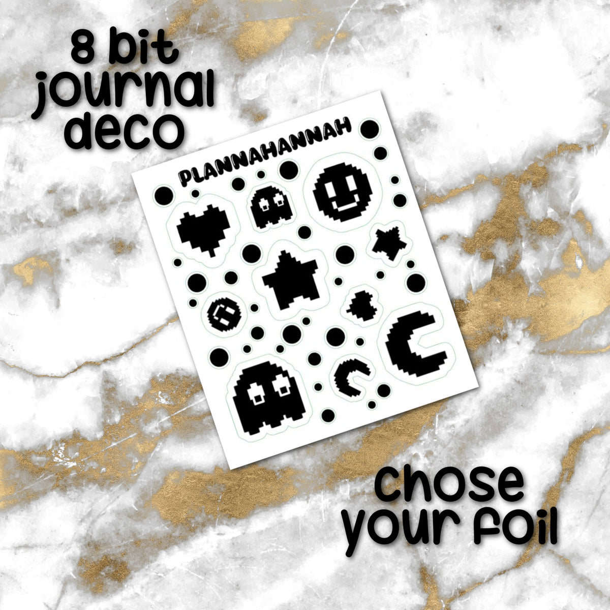 8 Bit | Foiled Journal Deco