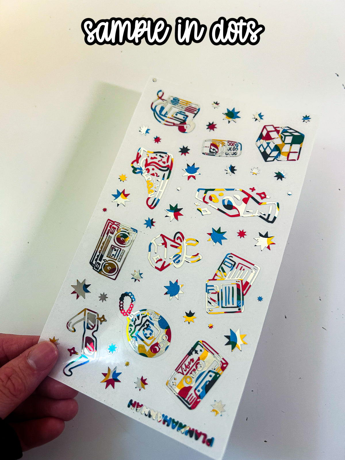90s | Foiled Journal Deco