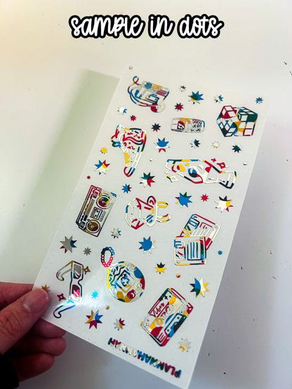 90s | Foiled Journal Deco