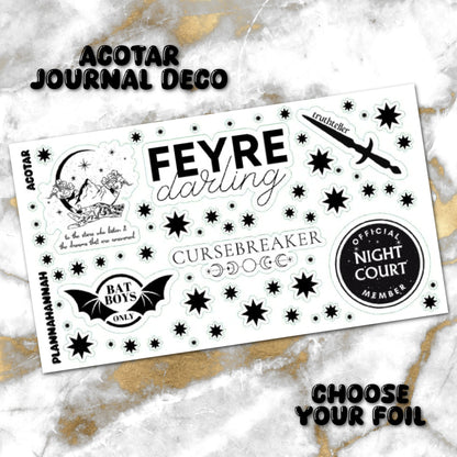 ACOTAR | Foiled Journal Deco