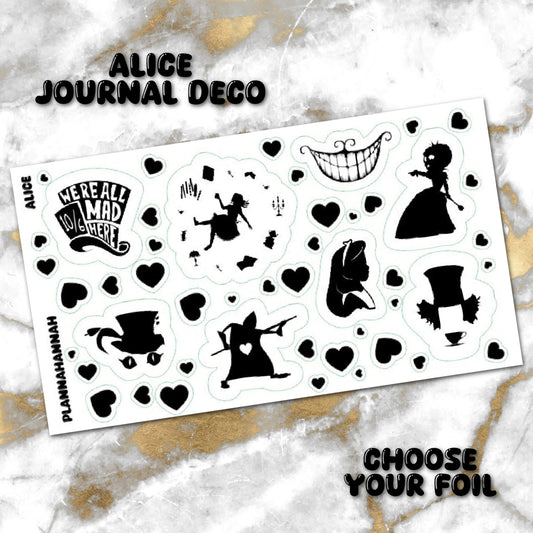 Alice | Foiled Journal Deco