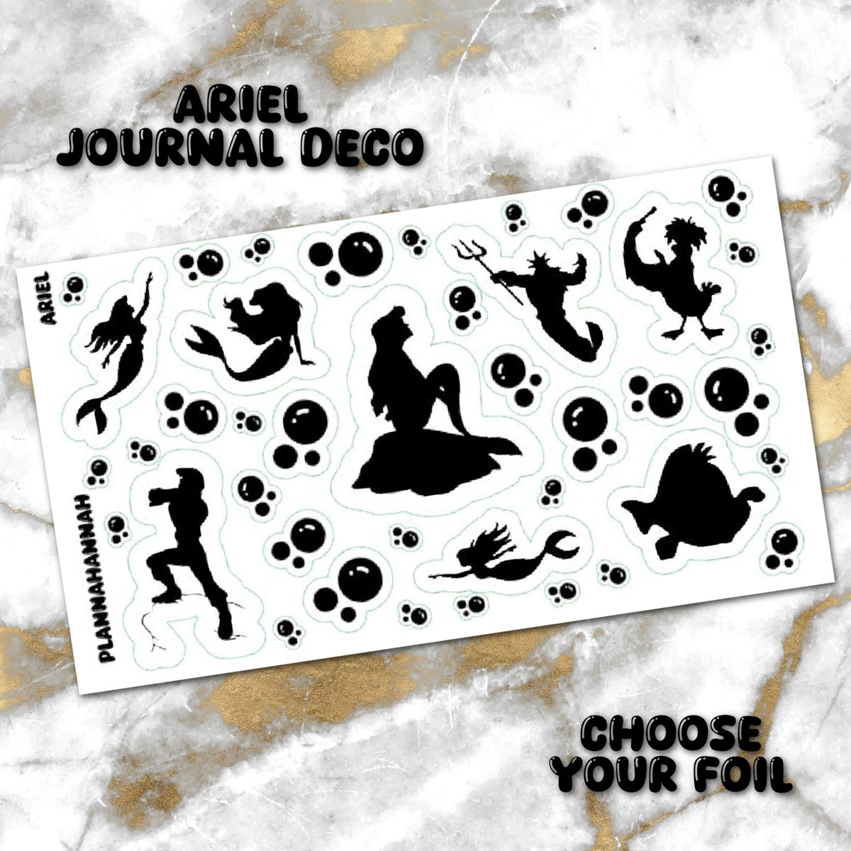 Ariel | Foiled Journal Deco